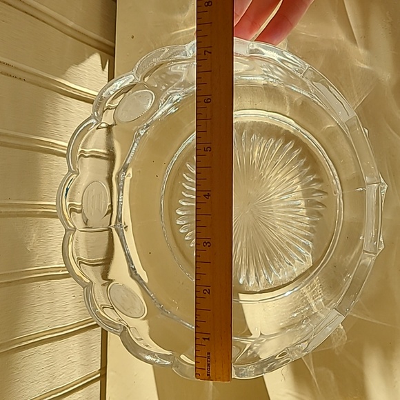 Vintage Fostoria Liberty Bell Coin Glass Bowl - Picture 9 of 11